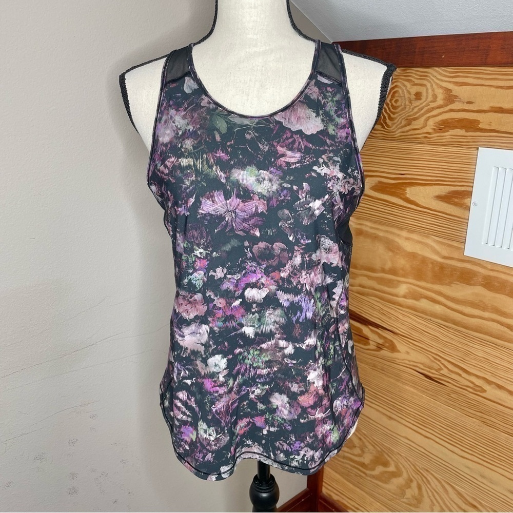 Lululemon Sculpt Tank Top II in Floral Illusion Antique White Multi W1BHNS 6 S/M